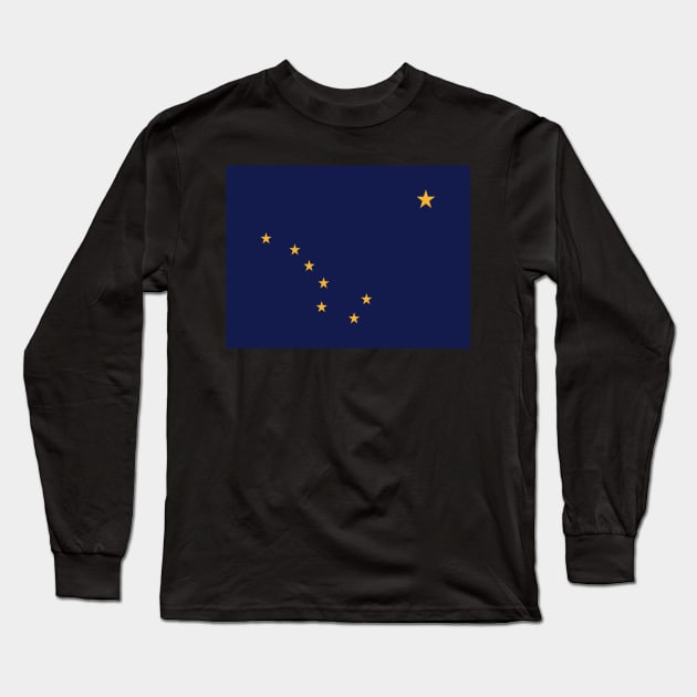 Alaska Flag Long Sleeve T-Shirt by taoistviking